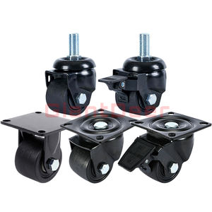 Großhandel schwenkbare feste Bremse 3 Zoll Hochleistungs-Rollen rolle Low Profile für Industrie anlagen - Product Image 2