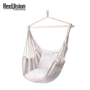इनडोर और आउटडोर उपयोग के लिए कुशन सेट के साथ सुपर आरामदायक आधुनिक डिजाइन हैंगपैड चेयर हैममॉक - Product Image 1