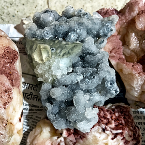 Wholesale Natural Apophyllite <b>Crystal</b> <b>Cluster</b> Raw Mineral Specimen for Collectors Home Decoration Energy Healing and Feng Shui - Product Image 1