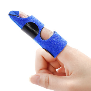 Finger Fixation Splint Orthotic Support Brace For Joint Protection And Fracture Recovery Unisex Size Adjustable Blue - Product Image 1