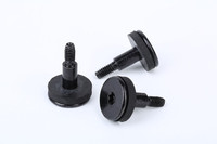 Vis à épaulement Torx personnalisée spéciale du fabricant de fixation Tête plate Oxyde noir Acier au carbone Douille Torx Placage de zinc noir