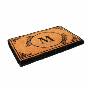Alfombras de Coco Abstractas Modernas de Primera Calidad, Hechas a Mano, Antideslizantes, con Respaldo de Goma para Exteriores, Directamente del Fabricante en India - Product Image 1