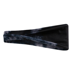 Diadema Ancha con Efecto Tie-Dye para Mujer, Estilo Influencer Europeo-Americano, Antideslizante, Absorbente de Sudor, para Running, Fitness y Deportes - Product Image 1