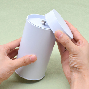 Bán buôn cấp thực phẩm kín trà có thể vòng màu đen Matte tins tùy chỉnh cà phê <span class=keywords><strong>tin</strong></span> có thể trà kim loại tins <span class=keywords><strong>container</strong></span> với đôi Nắp - Product Image 2