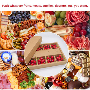 Hộp Bánh Quy LogoTakeaway Tùy Chỉnh Có Chèn Hộp Dã Ngoại Hộp Đựng Đồ Ăn Trái Cây Bằng Giấy Có Ngăn - Product Image 6