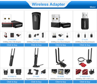 Adaptador WiFi USB Mini COMFAST CF-WU710N V2 de 150 Mbps/Mini Adaptador WiFi para iPhone