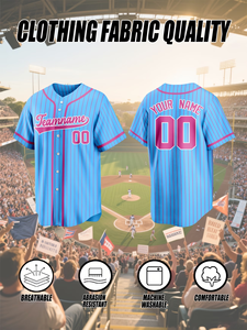 Custom gemaakte digitale print sublimatie 3D-effect korte baseballtrui unisex ademend vocht afvoerend snel drogend UV zomer - Product Image 4