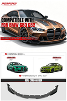 Kit de Conversión de Carrocería para Auto, Estilo Fibra de Carbono Seca, Lip Delantero para BMW M3 M4 G80 G82 G83 2021+, Splitter