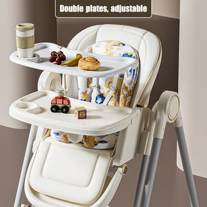 Seggiolone Pappa Pieghevole <span class=keywords><strong>Sedia</strong></span> da Pranzo Altezza Regolabile Seggiolone per Bambini 3 in <span class=keywords><strong>1</strong></span> con Ruote - Product Image 5