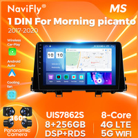 NaviFly Radio Mobil Android Terbaru dengan GPS Navigasi untuk KIA Morning Picanto 2017-2020 Mendukung Output AV  Auto Android