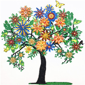 Collezione all'ingrosso di quadri con diamanti a tema Albero delle Quattro Stagioni, pittura diamantata fai da te con cristalli, pittura diamantata <span class=keywords><strong>5D</strong></span> con diamanti a forma speciale - Product Image 4