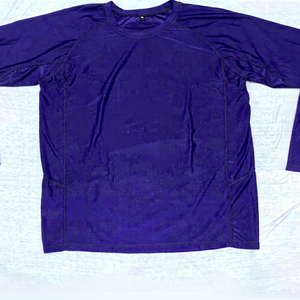 Purple Fitted Women's MMA Rash Guard Heat-Transfer Print Quick Dry 140g Spandex/<b>Polyester</b> <b>Shirt</b> Front Logo Martial Arts - Product Image 1
