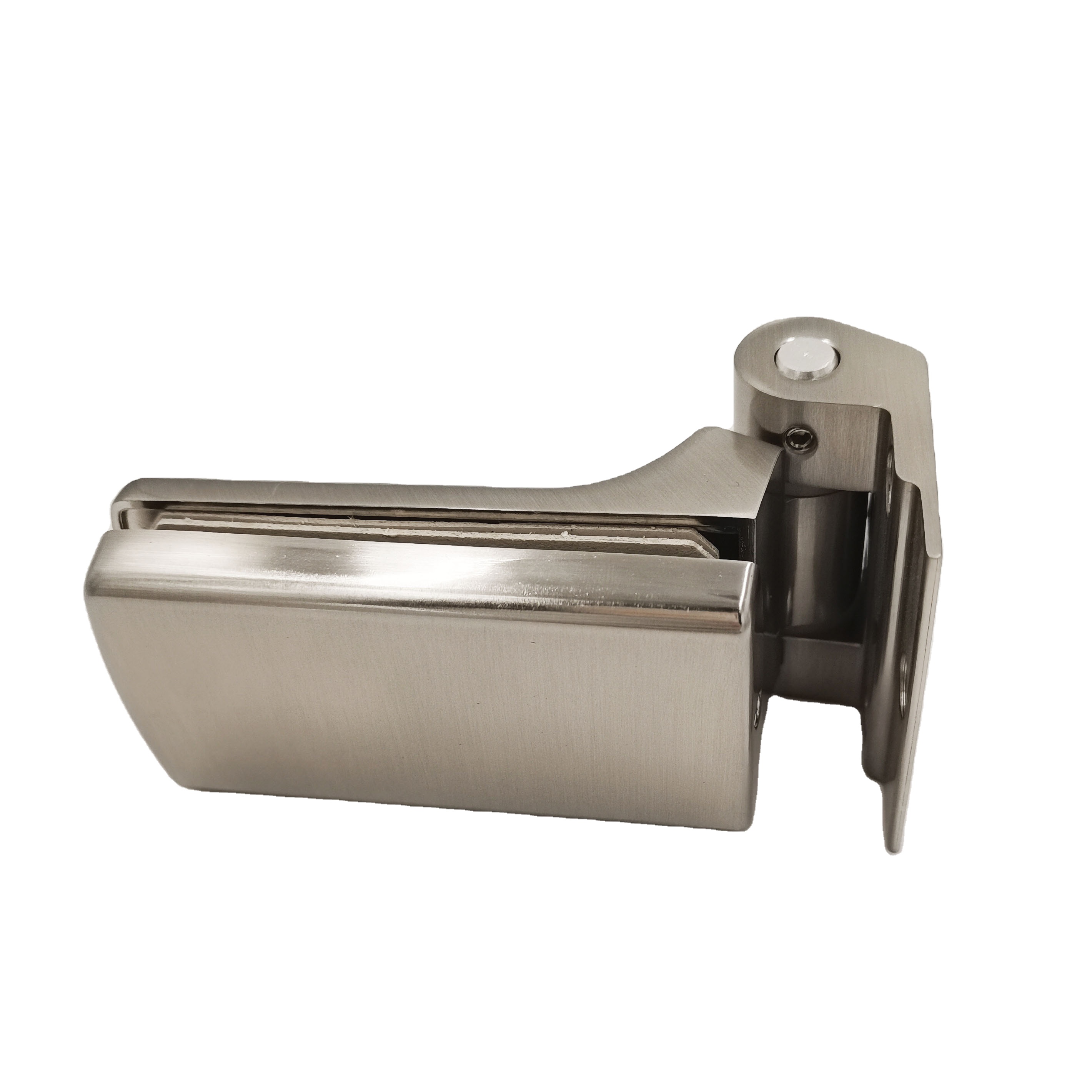 Безрамная подвижная стеклянная дверь, душевая петля для закаленного стекла 10-12 мм, латунный кронштейн, Цинковый шарнир, настенный на стеклянный шарнир