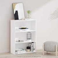 Estantería Abierta de 3 Niveles Addreen, Librería Moderna de Madera Multifuncional para Sala de Estar, Gabinete de Almacenamiento en Forma de Cubo con Color Personalizado para Bebés y Niños, ISO