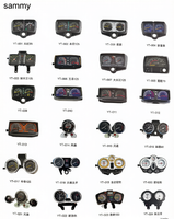 Speedometer Sepeda Motor 125cc Pengukur Tachometer Odometer Digital Mekanis untuk Pengganti Sepeda Jalanan Skuter Sepeda Motor Trail 125cc