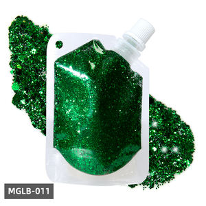 Nouveau produit – Gloss à lèvres végétalien transparent ultra-brillant à marque privée, gel bio scintillant pour maquillage quotidien, applicateur de paillettes corporelles - Product Image 5