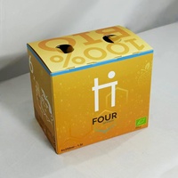 Emballage personnalisé pour boissons en boîte de conserve de 12 paquets de 355 ml (12 oz) avec impression intégrale, boîte en papier pour le transport