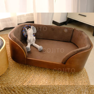 Venta caliente cama de lujo para perros de madera contiene almohadillas aislantes para cama de madera para perros - Product Image 4