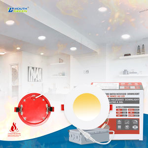 <span class=keywords><strong>Downlight</strong></span> comercial con clasificación de fuego, dos capas UL263 L505, luz de olla ignífuga estándar, <span class=keywords><strong>Downlight</strong></span> empotrable Led - Product Image 1