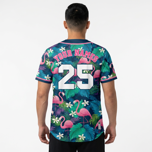 Maillot de baseball vintage personnalisé Miami entièrement personnalisable pour équipes, pull-over imprimé par sublimation en Spandex/Polyester respirant et sans couture - Product Image 2