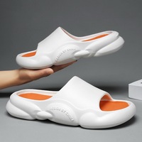 Sandales de sport d'été tendance à semelle souple en EVA, ouvertes, pour l'extérieur, style plage, à talon épais et confortable, pour couples