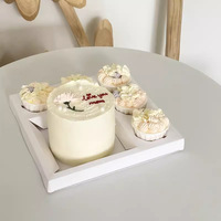 Boîtes cadeaux transparentes personnalisées Fundom à 6 trous pour cupcakes à emporter avec fenêtre et ruban