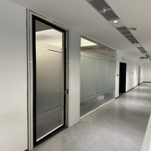 Partición <span class=keywords><strong>de</strong></span> oficina <span class=keywords><strong>de</strong></span> <span class=keywords><strong>vidrio</strong></span> sin marco Habitación <span class=keywords><strong>de</strong></span> vista completa <span class=keywords><strong>en</strong></span> espacio divisorio Diseño insonorizado para cubículo <span class=keywords><strong>y</strong></span> divisor <span class=keywords><strong>de</strong></span> habitación - Product Image 6
