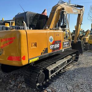 Excavadora Usada Sany al Mejor Precio al por Mayor, 13 Toneladas, Tamaño Mediano, SY135, Excelente Calidad, SY60 75, Lista para la Venta, Motor Focalizado en el Núcleo - Product Image 1
