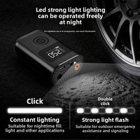 Car Air Pump Portable Smart Wireless Digital Display Inflator Electric Tire Pump Single Cylinder PC Material Onboard Model A5