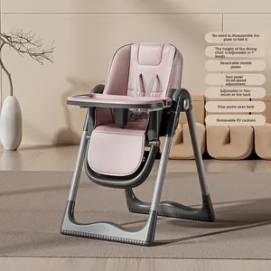 <span class=keywords><strong>Chaise</strong></span> <span class=keywords><strong>haute</strong></span> pliable pour bébé, best-seller 2025 |   <span class=keywords><strong>Harnais</strong></span> à 5 points réglable en hauteur (7 positions) pour les tout-petits de plus de 3 mois, pour l'alimentation et la sieste - Product Image 5
