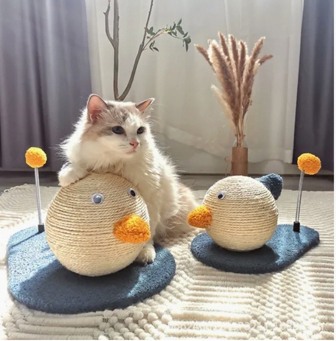 Handmade Wood Luxury Modern Cat Scratch