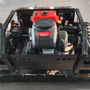 Approuvé CE EPA, tout-terrain 1. Tondeuse à gazon robotisée autotractée 2. Robot télécommandé 3. Chenilles en caoutchouc pour l'agriculture 4. Herbe - Product Image 2