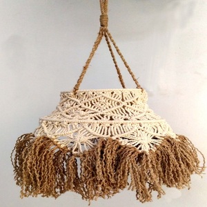 COTON MACRAMÉ JUTE LAMPE SUSPENDUE - Product Image 6