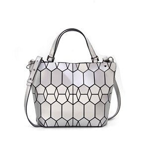 Modische Große Geometrische Leder-Tragetaschen für Damen Schultertaschen mit Hoher Kapazität - Product Image 5