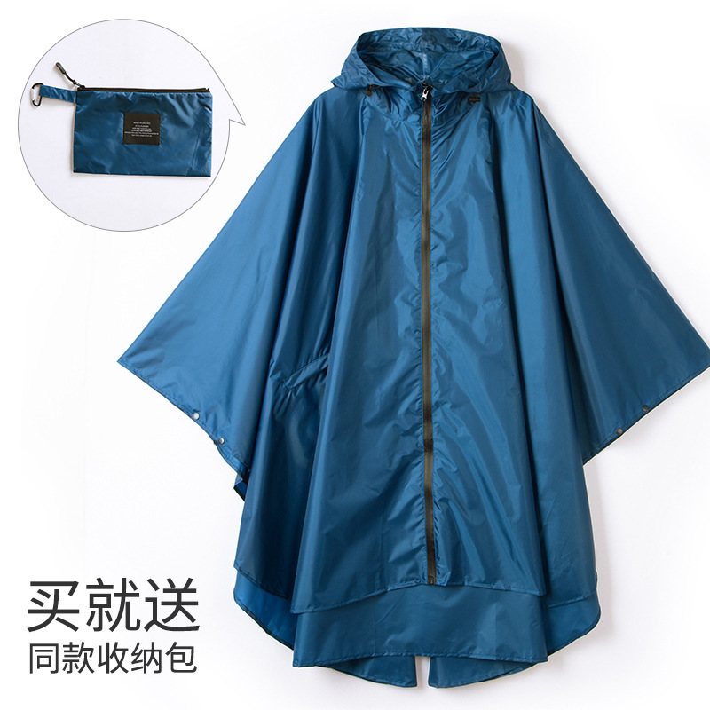 Cape imperméable bleu marine