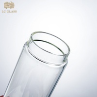 Récipient alimentaire en verre borosilicaté de haute qualité de haute qualité avec couvercle en bambou avec logo personnalisé