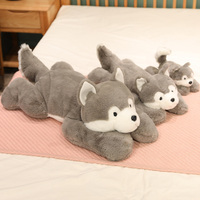 Peluche mignonne lestée Kawaii, mini animal en peluche doux, Husky, dinosaure, cochon, ours, Animal Crossing, brodée, anti-stress, vente en gros