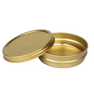 10g/20g/30g/50g/100g/125g/250g/500g Wholesale Food Grade Tinplate Metal Box Gift Packaging Tin Can For Caviar Special Food