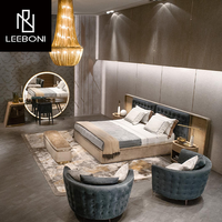 Hotel Villa Projekt Luxus möbel Fabrik Preis Anpassung Hochwertiges italienisches Design Luxus Schlafzimmer Bett