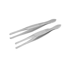 Pince à cils Yjianmei 9 cm en acier inoxydable, pointes droites et rondes de précision pour extensions de cils et épilation - Product Image 4