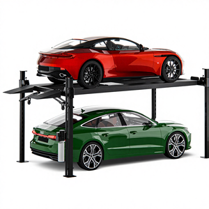 Système de stationnement vertical à double niveau, élévateur de <span class=keywords><strong>voiture</strong></span> hydraulique automatique à quatre poteaux, robuste, certifié CE, par SHIN Innovation - Product Image 1