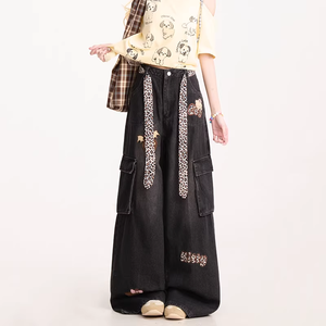 Liquidation d'usine 2026 : Jean stretch slim pour <span class=keywords><strong>femme</strong></span>, pantalon patte d'éléphant, pantalon décontracté tendance, expédition mixte - Product Image 5