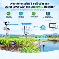 Station météo compacte professionnelle multi-paramètres pour extérieur, complète, automatique, avec capteur extérieur RS485 4G WIFI MQTT JSON