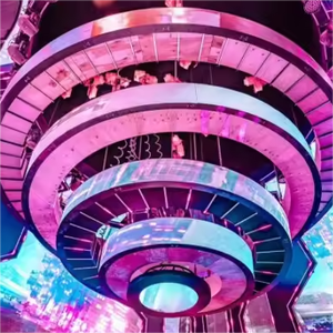 Tốc độ làm tươi cao trong nhà P2 cong <span class=keywords><strong>LED</strong></span> Video Panel tường linh hoạt mềm <span class=keywords><strong>LED</strong></span> màn hình hiển thị - Product Image 6