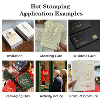 Mesin Hot Foil Stamping Otomatis Format Lebar Digital, Printer Foil Format Besar untuk Kemasan Kulit, Kertas, dan Transfer Panas