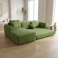 Sofá Cama Plegable Moderno sin Marco, de Espuma Viscoelástica, en Caja, para Sala de Estar, Envasado al Vacío