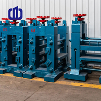 Ligne de production de laminoir pour le laminage à chaud des barres d'armature - Machine à laminer l'acier et machine de fabrication de barres d'armature, deux stands de laminage à rouleaux