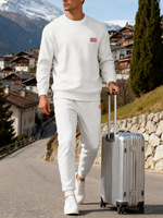 Ensemble de survêtement personnalisé de haute qualité pour hommes : pantalon de jogging et sweat-shirt à capuche, deux pièces