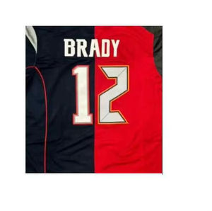 2025 maglie da Football americano cucite Tampa Bay 12 Tom 87 Rob Gronkowski Modulare speciale maglia due toni maglietta personale personalizzata - Product Image 1