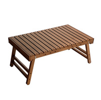 Nouveaux produits Camping Portable pliant salle à manger pique-nique Stand Tables d'extérieur en bois